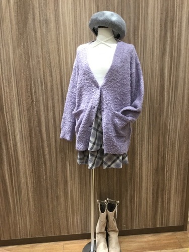 ニットカーディガン