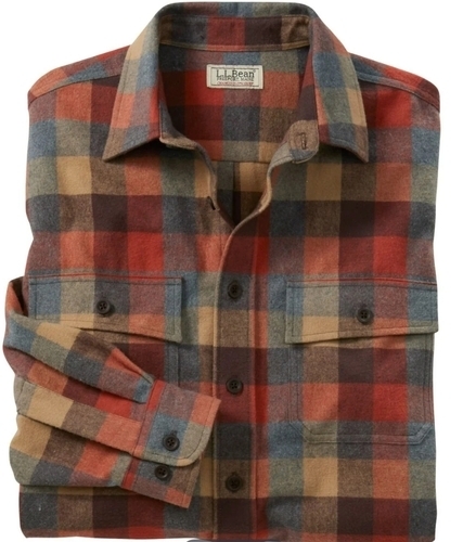 メンズ・シャミークロスシャツ、プラッド