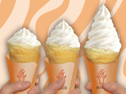 &milkのフワフワクレープ